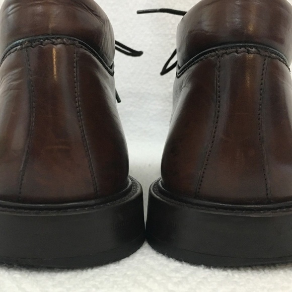 Mezlan Barletta Brown Leather Split Apron Toe Ankle Boots Mens 7 M Dress Casual main image 5